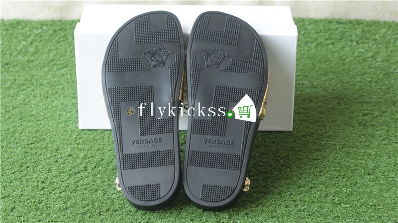 Golden Versace Slipper